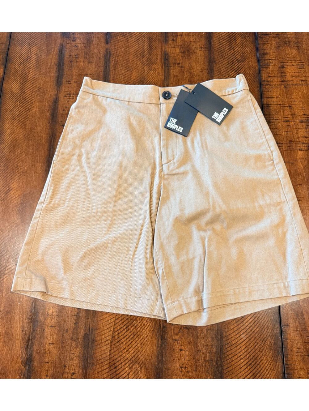 The Kooples Mens Beige Chino Bermuda Shorts Cotton NWT $175 Size Large